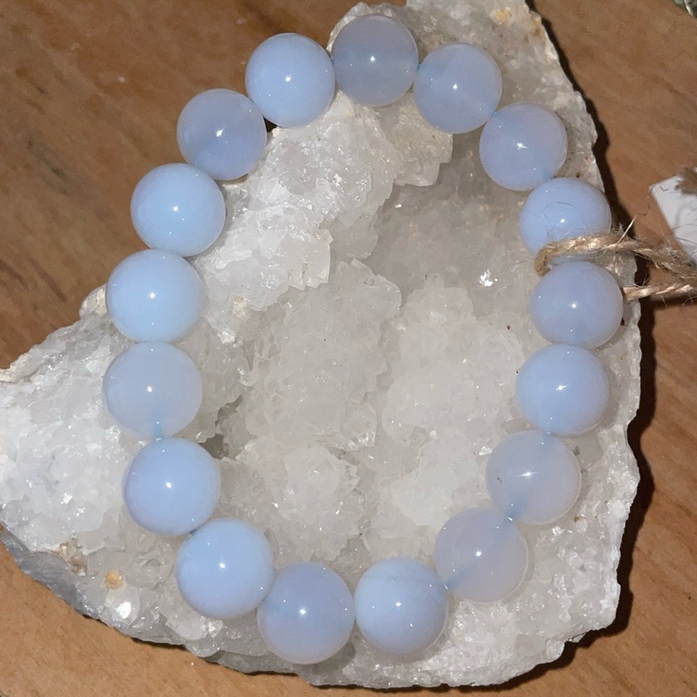 Blue  Chalcedony Bracelet